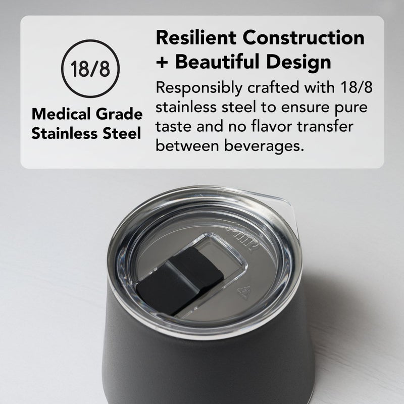 MiiR 10oz Insulated Stemless Wine Tumbler - Spill Proof Press-on Lid, Perfect for Drinks by the Pool, when Camping, at BBQs, and More at Home, on The Go, and Outdoors - Image 5